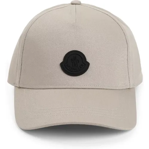 Caps, male, , Size: ONE SIZE Neutral Style Hats & Caps - Moncler - Modalova