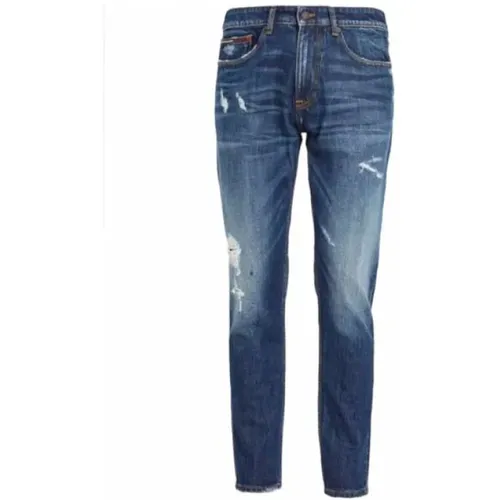 Slim-Fit Jeans für Männer , Herren, Größe: W34 - Tommy Hilfiger - Modalova