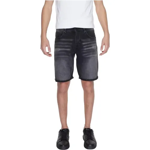 Denim Shorts, male, , Size: W38 Cotton Bermuda Shorts Collection Spring/Summer - Antony Morato - Modalova