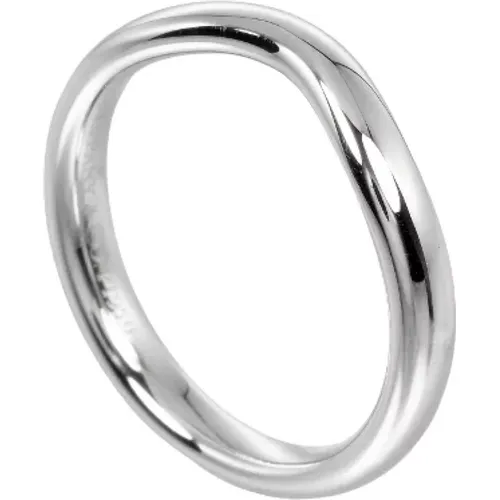 Pre-owned Jewellery, unisex, , Size: ONE SIZE Pre-owned Platinum rings - Tiffany & Co. Pre-owned - Modalova