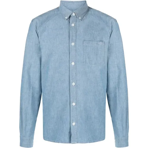 Clear Denim Shirt , male, Sizes: XL - A.p.c. - Modalova