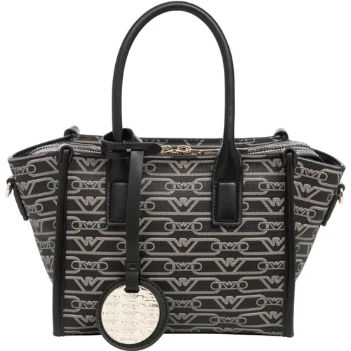 Logo Monogram Handbag with Adjustable Strap , female, Sizes: ONE SIZE - Emporio Armani - Modalova