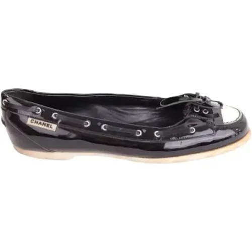 Pre-owned Flats, female, , Size: 7 US Pre-owned Leather flats - Chanel Vintage - Modalova