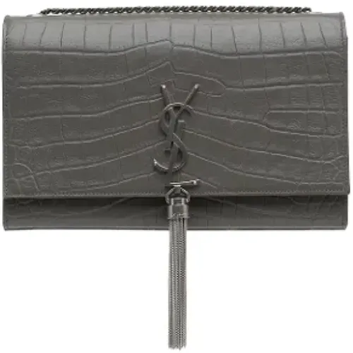 Pre-owned Clutches, female, , Size: ONE SIZE Pre-owned Leather shoulder-bags - Yves Saint Laurent Vintage - Modalova