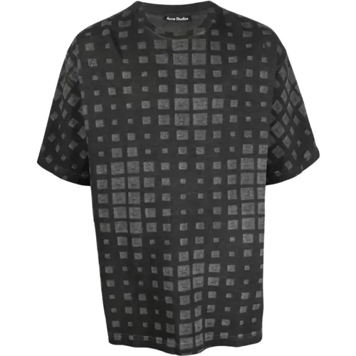 Exford Optical Logo T-Shirt , male, Sizes: S - Acne Studios - Modalova