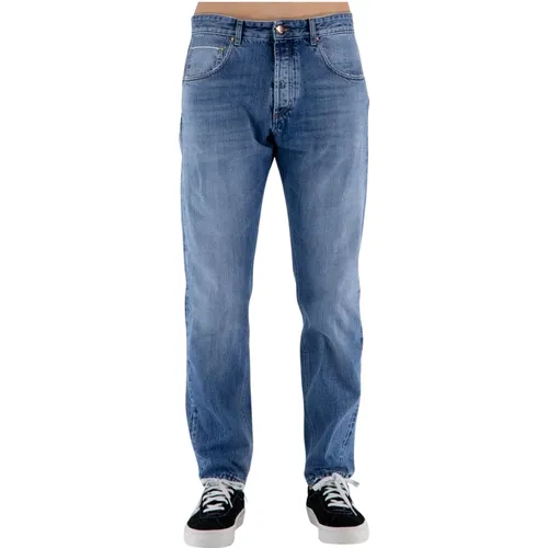 Straight Jeans, male, , Size: W35 Straight Leg Jeans - Don The Fuller - Modalova