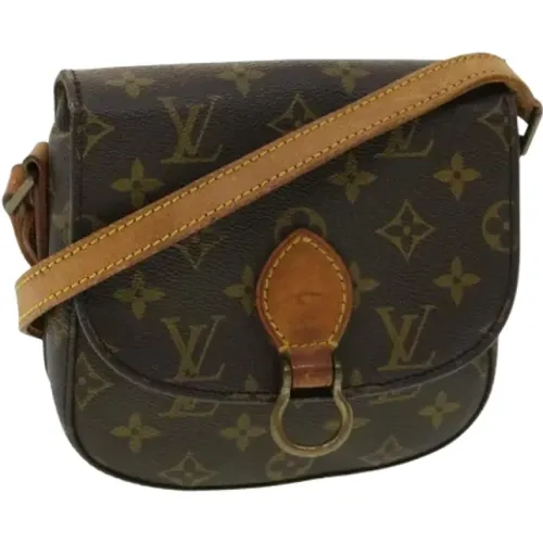 Pre-owned Cross Body Bags, female, , Size: ONE SIZE Pre-owned Brunt Canvas Saint Cloud Shoulder Bag - Louis Vuitton Vintage - Modalova