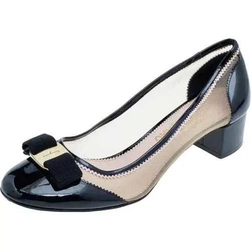 Pre-owned Pumps, female, , Size: 10 1/2 US Pre-owned Mesh heels - Salvatore Ferragamo Pre-owned - Modalova