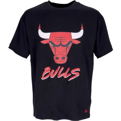 T-Shirts, male, , Size: XL Chicago Bulls Script Mesh Tee - new era - Modalova