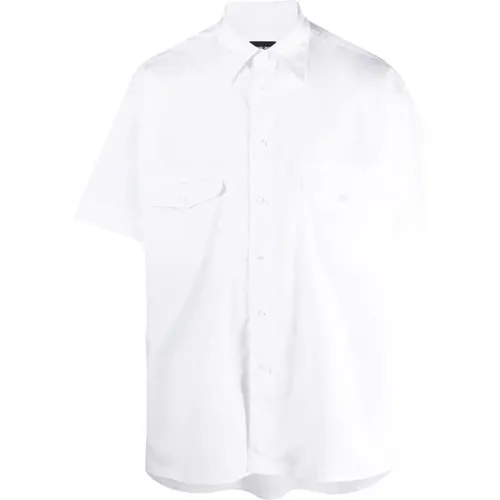 Elegant Short Sleeve Shirt , male, Sizes: M, L, 5XL, 2XL, 4XL - Giorgio Armani - Modalova