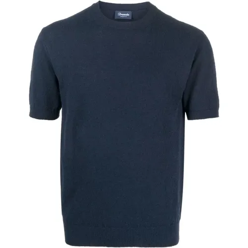T-Shirt , male, Sizes: M, XL, S, L, 3XL, 2XL - Drumohr - Modalova