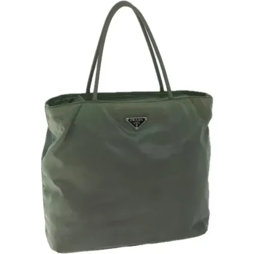 Pre-owned Tote Bags, female, , Size: ONE SIZE Pre-owned Nylon handbags - Prada Vintage - Modalova