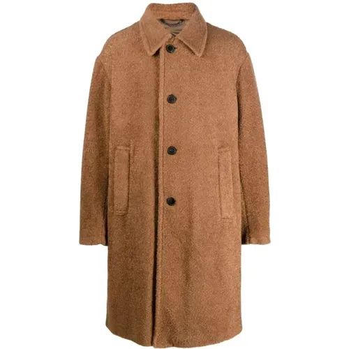 Simple Buttoned Coat , male, Sizes: M - Dries Van Noten - Modalova
