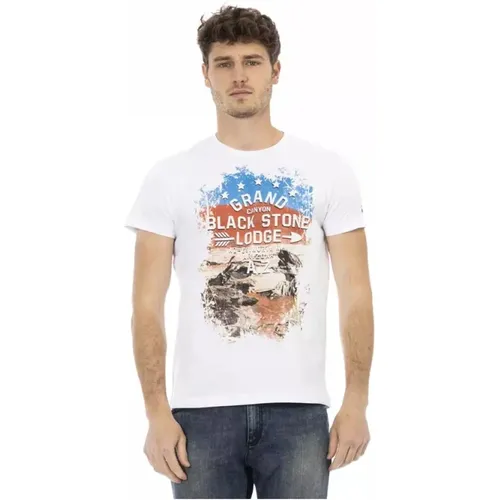 Herren Rundhals Baumwoll T-Shirt - Trussardi - Modalova