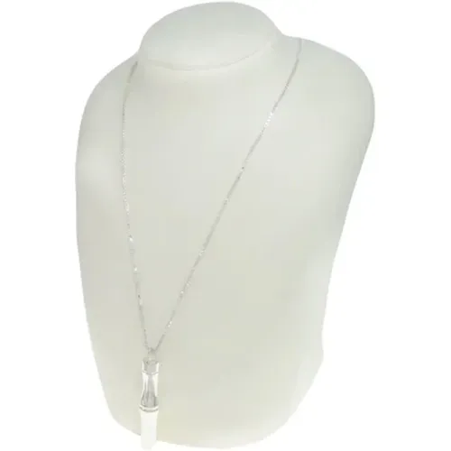 Pre-owned Jewellery, female, , Size: ONE SIZE Pre-owned Silver necklaces - Gucci Vintage - Modalova