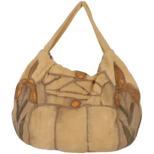 Pre-owned Shoulder Bags, female, , Size: ONE SIZE Pre-owned Suede shoulder-bags - Marni Pre-owned - Modalova