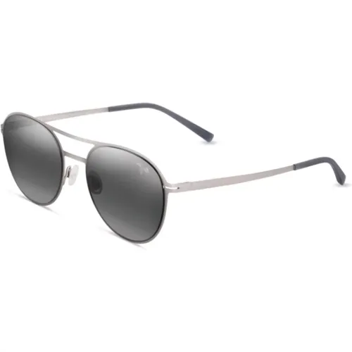 Stylish Half Moon Sunglasses , unisex, Sizes: ONE SIZE - Maui Jim - Modalova
