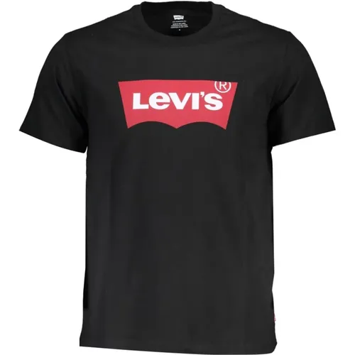 Levi's , Cotton T-Shirt with Print , male, Sizes: XL - Levis - Modalova