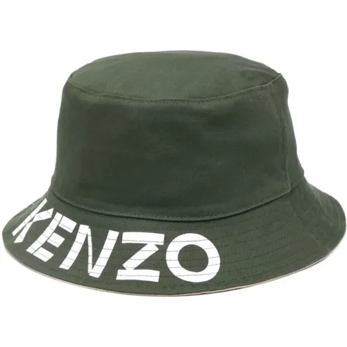 Hats, male, , Size: M Reversible Cotton Twill Weave Logo Hat - Kenzo - Modalova