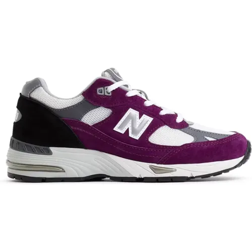 Sneakers, female, , Size: 11 US Grape Juice Sneakers Logo Rubber Sole - New Balance - Modalova