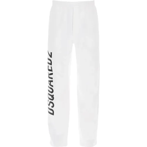 Logo Print Sweatpants , Herren, Größe: XL - Dsquared2 - Modalova