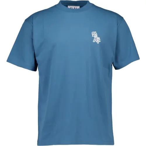 Layered Logo Tee Shirt , male, Sizes: XL, L, XS - Olaf Hussein - Modalova