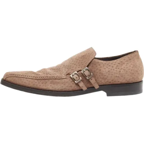 Pre-owned Suede flats , female, Sizes: 10 UK - Prada Vintage - Modalova