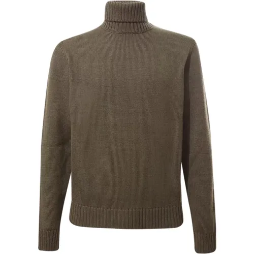 Turtlenecks, male, , Size: 3XL Merino Wool Turtleneck Sweater - Zanone - Modalova