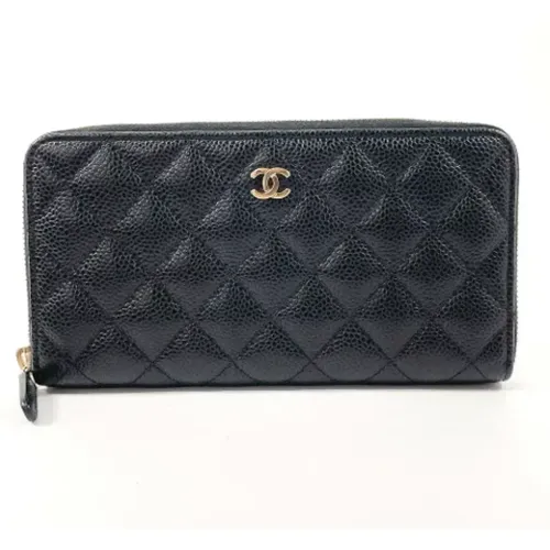 Pre-owned Wallets, female, , Size: ONE SIZE Pre-owned Leather wallets - Chanel Vintage - Modalova