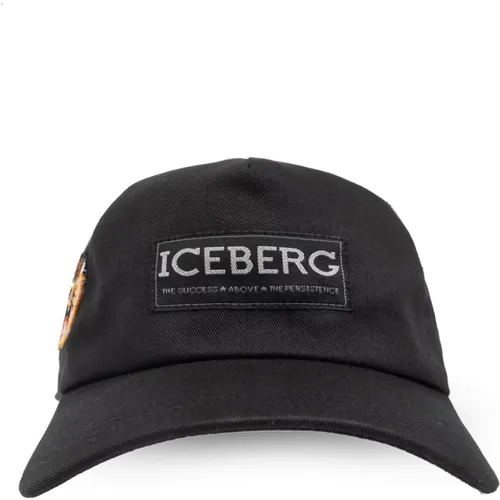 Caps, male, , Size: ONE SIZE Cap with logo - Iceberg - Modalova