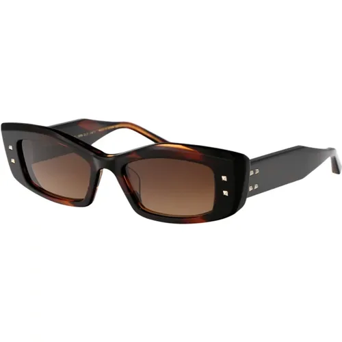 Sunglasses, unisex, , Size: 52 MM Stylish V-Quattro Sunglasses - Valentino Garavani - Modalova