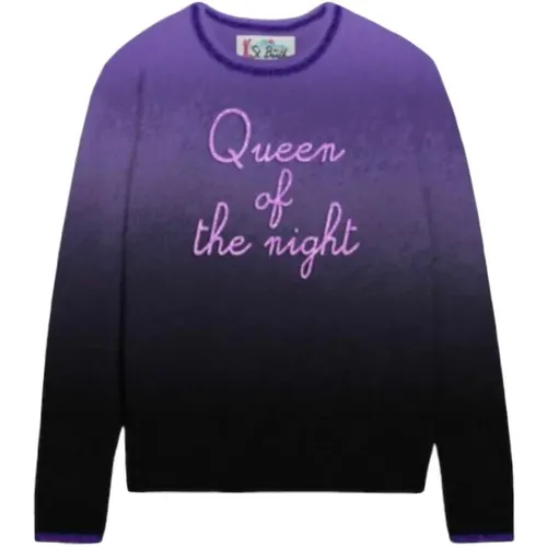 Soft Ombre Queen of the Night Sweater , female, Sizes: M, S - MC2 Saint Barth - Modalova