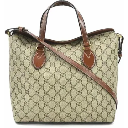 Pre-owned Tote Bags, female, , Size: ONE SIZE Pre-owned Leather gucci-bags - Gucci Vintage - Modalova