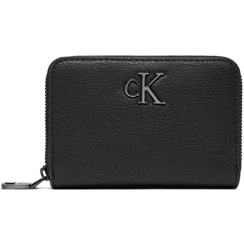 Wallets & Cardholders, female, , Size: ONE SIZE Compact Wallet Women's Collection - Calvin Klein - Modalova