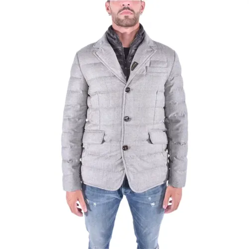Wool and Feather Nomos Jacket , male, Sizes: L, M - Moorer - Modalova