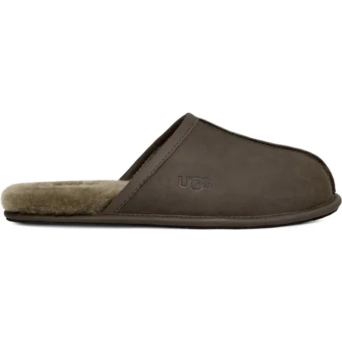 Bequeme Slip-On Scuff Hausschuhe , Herren, Größe: 43 EU - Ugg - Modalova