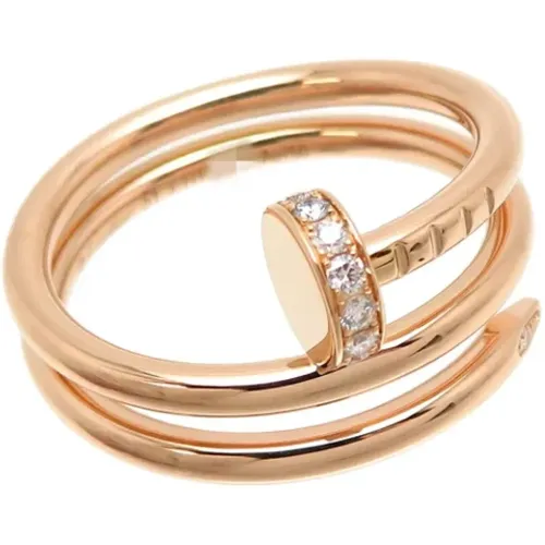 Pre-owned Jewellery, female, , Size: ONE SIZE Pre-owned Rose Gold rings - Cartier Vintage - Modalova