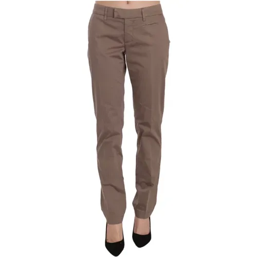 Chinos, female, , Size: W31 Straight Cut Trousers - Dondup - Modalova