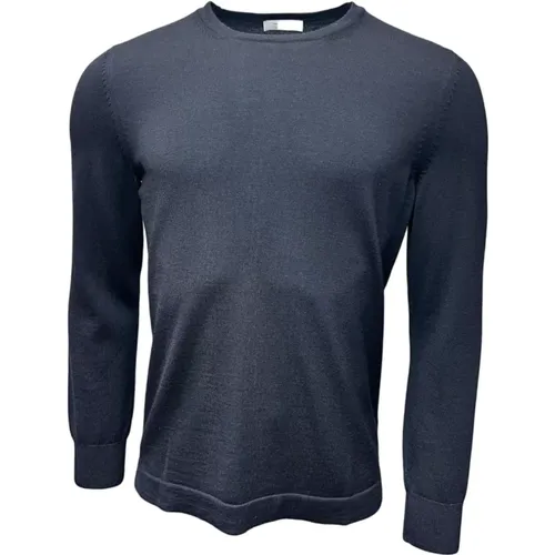 Navy Merino Athleisure Sweater - Gran Sasso - Modalova