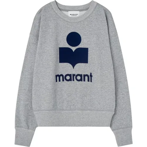 Printed Grey Sweater , female, Sizes: S, 2XS - Isabel marant - Modalova