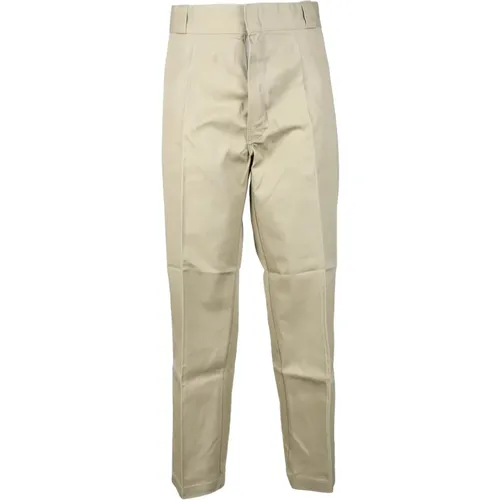 Straight Trousers, male, , Size: W38 Polyester Cotton Blend Work Trousers - Dickies - Modalova