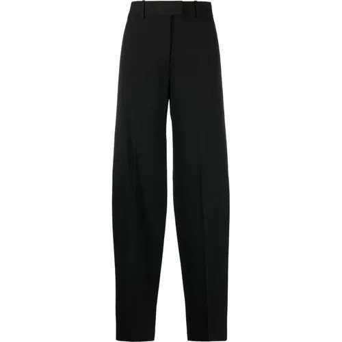 Casual Trousers Polyester Viscose Elastane , female, Sizes: XS - The Attico - Modalova