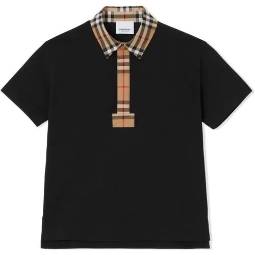 Schwarzes Vintage Check Polo Shirt - Burberry - Modalova