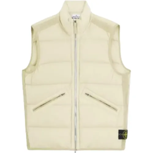 Water-Repellent Puffer Vest , male, Sizes: M, 2XL, L, XL - Stone Island - Modalova