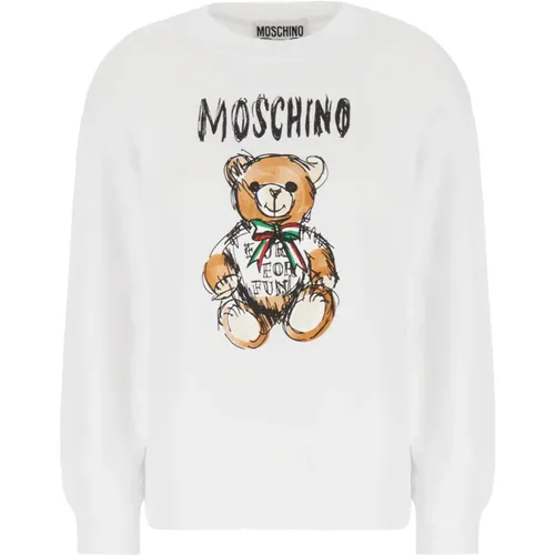 Sweatshirts , Damen, Größe: XS - Moschino - Modalova