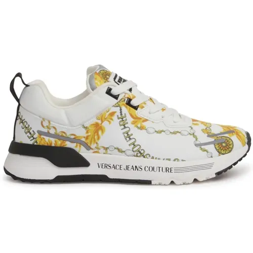 Weiße Sneakers für Männer Aw24 , Herren, Größe: 42 EU - Versace Jeans Couture - Modalova