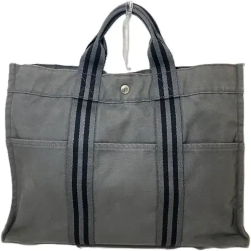 Pre-owned Tote Bags, female, , Size: ONE SIZE Pre-owned Canvas totes - Hermès Vintage - Modalova