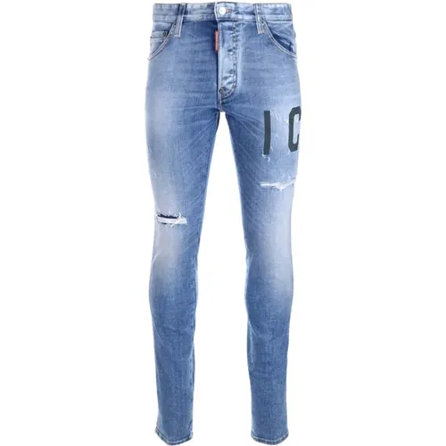 Slim-fit Jeans , male, Sizes: XL, 2XL, L - Dsquared2 - Modalova