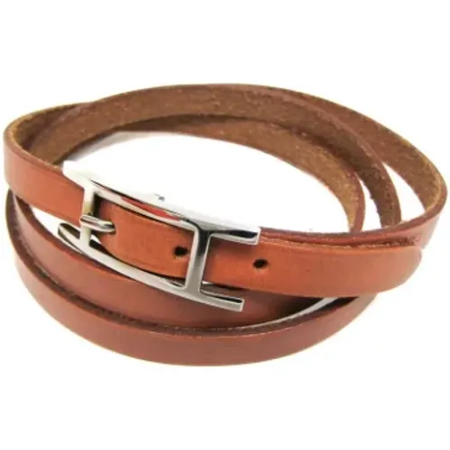 Pre-owned Jewellery, unisex, , Size: ONE SIZE Pre-owned Leather bracelets - Hermès Vintage - Modalova