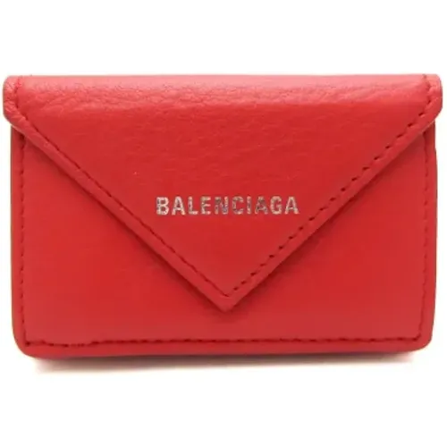 Pre-owned Wallets, female, , Size: ONE SIZE Pre-owned Leather wallets - Balenciaga Vintage - Modalova